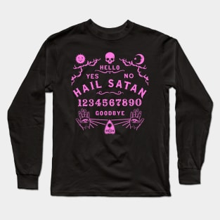 Hail Satan Ouija Board Long Sleeve T-Shirt